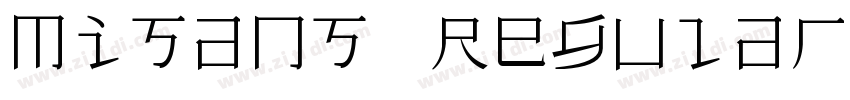 Misans Regular 常规字体转换